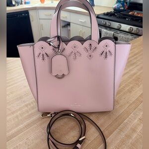 Kate Spade Light Pink Scalloped Tote